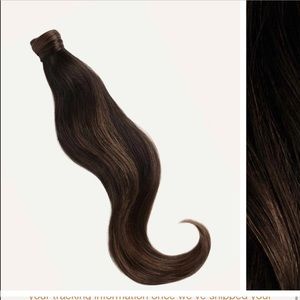 Luxy 16” mocha brown balayage ponytail